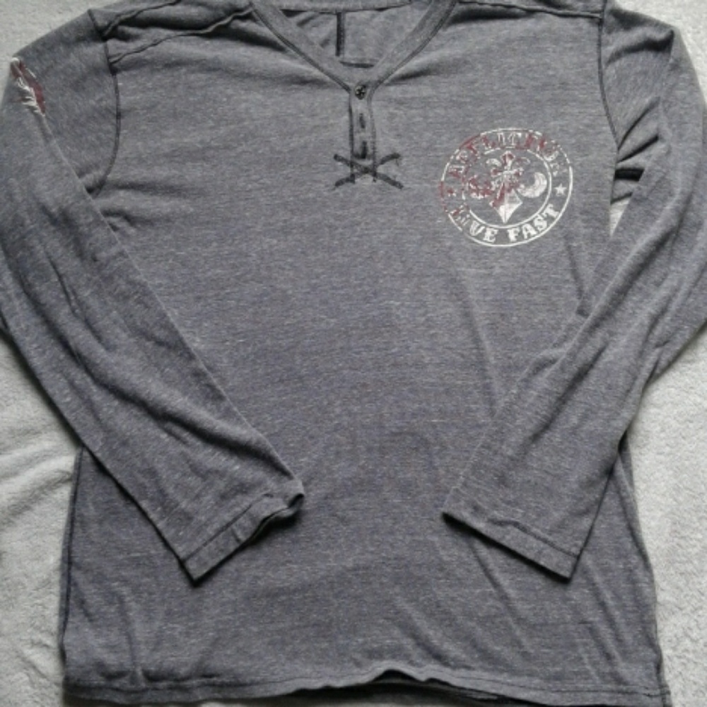 Mens american fighter henley